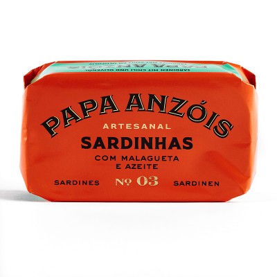 Sardinhas com Malagueta e Azeite Papa Anzóis 120gr