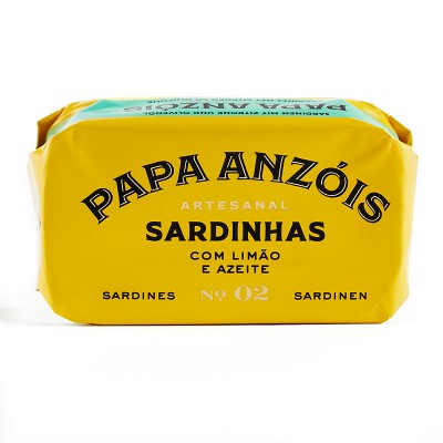 Sardinhas com Limão e Azeite Papa Anzóis 120gr